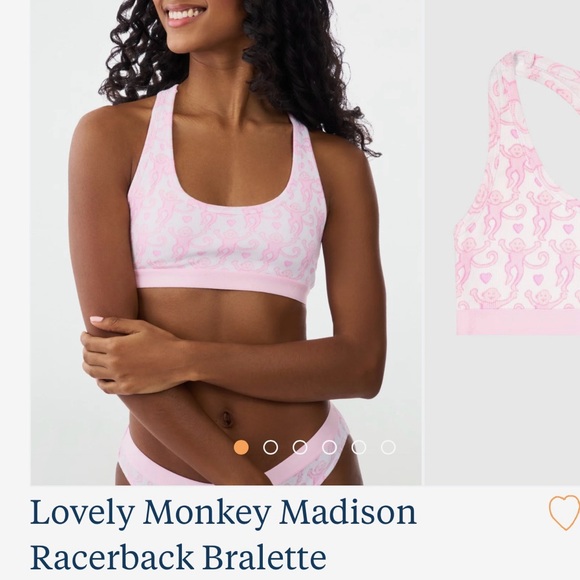 Roller Rabbit Monkey Madison Racerback Bralette - Picture 3 of 3